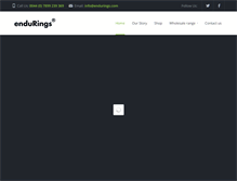 Tablet Screenshot of endurings.com